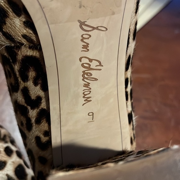 Sam Edelman leopard print heels, 9m - Picture 11 of 15